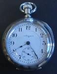 1901 Elgin Veritas Railroad Grade 239 Pocket Watch 18S 21J Works Keeps Time Huge. Fixed Price $699.00.