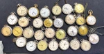 30PC Dollar Pocket Watch Lot Westclox Ingersoll Bulls Eye Lafayette Ingraham. Fixed Price $239.99.