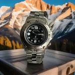 Field Stream Watch, Ladies Indiglo, Stainless Steel Jubilee BAND,28MM Case.. Fixed Price $15.00.