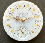 Antique Waltham Model 1891 Grade 60 Pocket Watch Movement Fancy Dial 0S 7J Usa. Fixed Price $149.95.