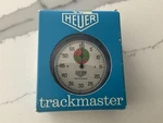 Vintage Heuer Trackmaster Stopwatch Ref. 8047 With Original Box. Fixed Price $75.99.