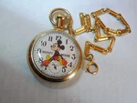 Disney Mens Bradley Vintage Mickey Mouse Pocket Watch (open Face)-mech-vhtf-new. Fixed Price $129.97.