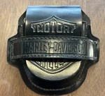 Harley- Davidson Black Leather Pocket Watch Belt Holder.. Fixed Price $15.00.