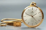 Vintage 1970 Omega De Ville CAL.601 REF.13.117.14 Pocket Watch Chain Near Mint. Fixed Price $499.00.