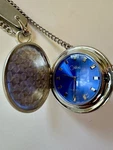 Colibri Quartz Pocket Watch With Chain And Knife Silver Tone. Fixed Price $20.00.