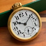1921 Elgin B.w. Raymond 16S Jewels Display Back Railroad Grade Pocket Watch. Fixed Price $664.05.