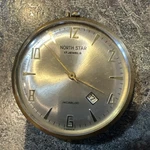 Vintage North Star Pocket Watch Date Opened Face Gp France Non Running. Fixed Price $16.00.