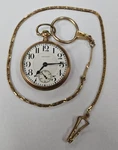 Waltham 645 16S 21J 1915 Railroad Grade Pw Fahy's 20YR Gf Case W/ Chain 056PIB. Fixed Price $199.99.
