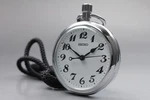 Almost Mint Seiko Pocket Watch 7C21-0A20 White Dial Silver Quartz From Japan. Fixed Price $129.99.