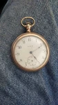 Antique Gold Color 1907 Elgin Pocket Watch - 7J Grade 291 Size 16S. Fixed Price $150.00.