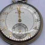 Vintage Bulova Pocket Watch 10K Rolled Gold Plate. Fixed Price $175.00.