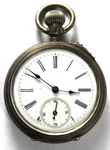 Unbranded 42MM Coin Or Sterling Silver Pocket Watch - Parts/repair. Fixed Price $69.99.