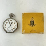 Antique Solid Silver Military Type Dennison Pocket Watch 1927 Boxed Top Winding. Fixed Price $173.58.