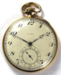 1922 Elgin Gm Wheeler 452 12S 17J 14K Gold Filled Pocket Watch - Runs. Fixed Price $287.99.