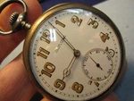 16S Ulysse Nardin Usa Corps Of Engineers Silver Pocket Watch With Movado Ebauche. Fixed Price $749.95.
