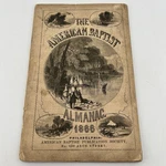 1866 American Baptist Almanac Civil War Era Religious Original 100% Comp.. Fixed Price $84.99.
