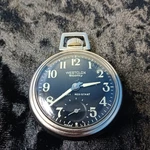 Westclox Scotty Shock-resistant Pocket Watch Luminous Black Dial Runs Well. Fixed Price $39.95.