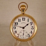108 Years Illinois 21J 14K Gold Filled Swing-out Open Face 16S Pocket Watch. Fixed Price $495.00.