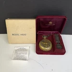 Vintage 1970 Westclox Hunting Scene Pocket Watch & Chain 40181 W/ Original Box. Fixed Price $59.99.