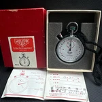 Heuer Trackmaster #32 Stopwatch HS8032. Fixed Price $357.83.