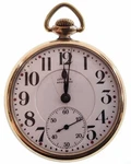 Antique 1923 Illinois Watch Co Sterling J Pocket 4241742 Gold Filled. Fixed Price $541.50.