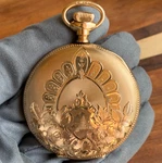 1908 Waltham Crescent St. 16S 21 Jewels Hunting Case Pocket Watch - Pristine. Fixed Price $1350.00.