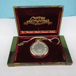 Vtg 50'S Longines Swiss Pocket Watch 14K Case 48G Orig Box Working W9. Fixed Price $2495.95.