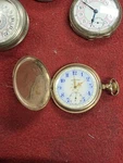 1908 Rockford Grade 586 16S 15J Fancy Dial Gold Filled Hunting Case Pocket Watch. Fixed Price $599.00.