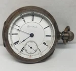 FAPW61 1887 Rockford Pocket Watch, Coin Silver Case, Gr 77, Sz 18S, 15J Working.. Fixed Price $328.99.