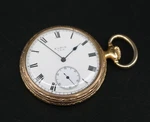 Antique Elgin Grade 320, 0S,7J Pocket Watch 1915 Runs, 10K Gf Defiance Case. Fixed Price $175.00.