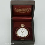 Haas Nevaux & Cie. Minute Repeater, Split-second 18K Pocket Watch Wood Box 1905. Fixed Price $22800.00.