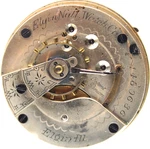 1884 Elgin Pocket Watch Movement 1480636 Grade: 18S 11J (oa). Fixed Price $39.95.
