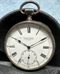 Antique Ulysse Nardin 1920 0.900 Silver Bridge Pocket Watch Mint Enamel Dial. Fixed Price $500.00.