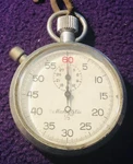 Rare Vintage Marcel & Cie 1/5 Pocket Timer Swiss Made Stopwatch. Works. Fixed Price $39.00.