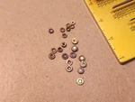 Lot Of 21 Mixed American Pocket Watch Cap Jewels Endstones Parts Spares. Fixed Price $34.95.