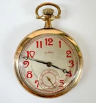10K Gold Filled Illinois Openface Pocket Watch 12S Grade 401, 1916. Fixed Price $450.00.
