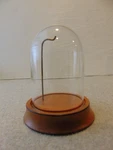 Glass Dome Wood Pocket Watch Display Stand. Fixed Price $19.99.