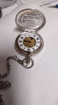 Danbury Mint Manual Pocket Watch With Chain Engraved Working. Fixed Price $45.00.