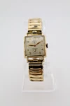 Vintage 1950S Elgin De Luxe Square Tank 17J Manual Wind 10KGF Men's Watch. Fixed Price $180.00.