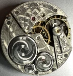 * 1910 16S Elgin Gr 291 7 Of Ps Pocket Watch Movement Parts Repair P43. Fixed Price $25.99.