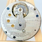 New York Standard Grade 31 Pocket Watch Movement 18S 7J C.1897 SB10Q5. Fixed Price $59.95.