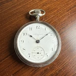 Elgin Grade 216 Model 18S 15J Pocket Watch Works Railroad Train Engraving. Fixed Price $213.75.