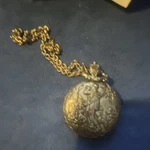 Geneva Full Hunter Pocket Watch Quartz Gold Tone Case White Dial W/ Chain. Fixed Price $89.99.