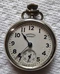 Ingersoll Midget Open Face Mechanical Pocket Watch White Dial Seconds Hand. Fixed Price $20.00.