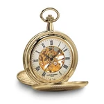 Charles Hubert Gold-finish White Dial Pocket Watch XWA609. Fixed Price $195.95.