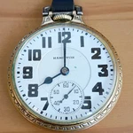 Hamilton 21 Jewels 10K Wadsworth Gold Filled Pocket Watch 992 Mvmt. Dbl Roller. Fixed Price $749.99.
