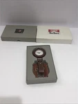 Swiss Army Silver Tone Brown Leather Quartz Analog Pocket Watch W/ New Battery!. Fixed Price $209.30.