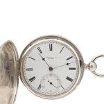 Antique 18S Howard 15 Jewel Key Wind Hunter Pocket Watch Series 2 Silverine. Fixed Price $3955.00.