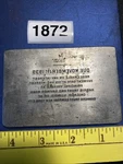 American Bank Note Company Printing Plate 1872. Fixed Price $10.00.