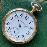 1911 Illinois Grade Sangamo 16S 21 Jewels Railroad Gold Filled Pocket Watch. Fixed Price $629.00.